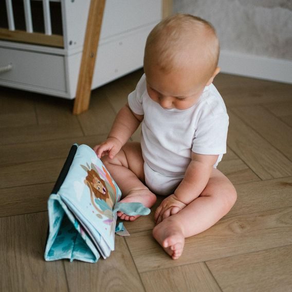 BabyOno Senzorická knížka SAFARI