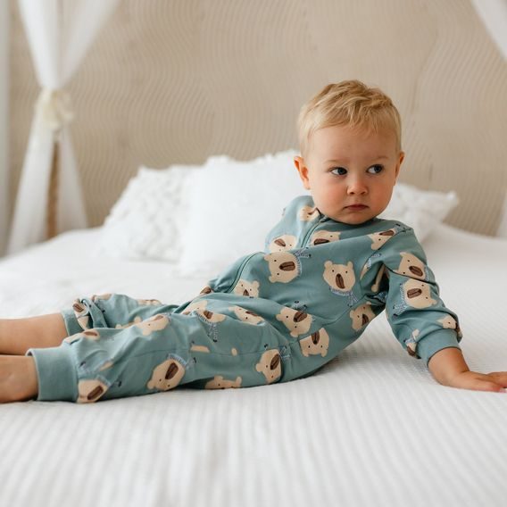 Eevi Overal bez ťapek na zip Beary Cool ŠALVĚJOVÁ