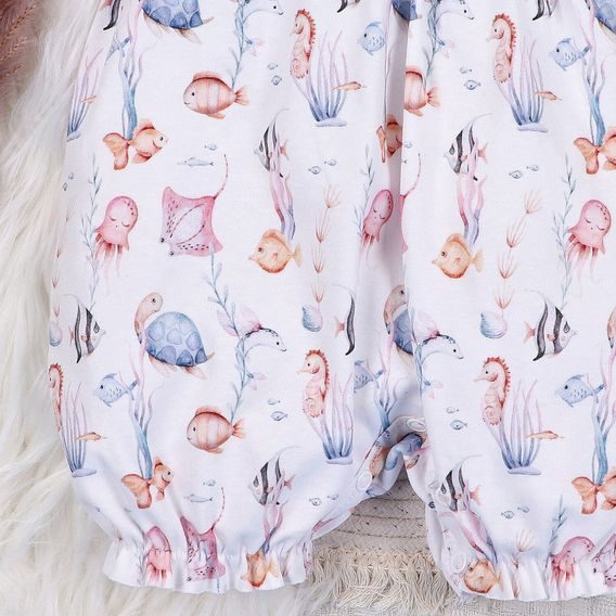 NINI Letní overal Ocean Girl MOŘSKÁ ZVÍŘÁTKA