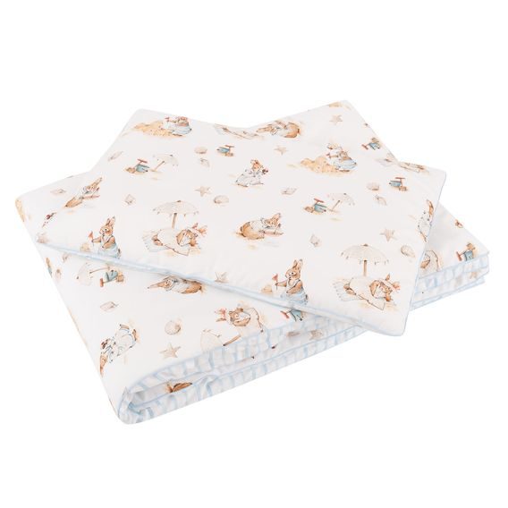 Samiboo Souprava do postýlky "M" (100x135/60x40) Saint-Tropez Blue
