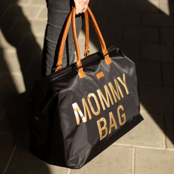 Childhome Přebalovací taška Mommy Bag Black Gold
