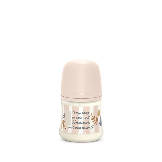 Suavinex Wonderland kojenecká láhev 150ml RŮŽOVÁ