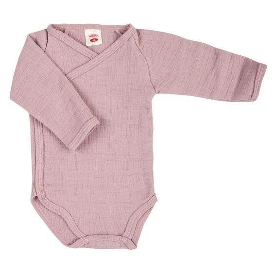 Makoma Mušelínové body zavinovací dlouhý rukáv Bamboo RŮŽOVÁ