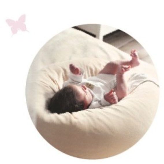 Ceba Multifunkční kojící polštář Cebuška Physio FLEXI Caro - ŠEDO-TMAVĚ MODRÁ