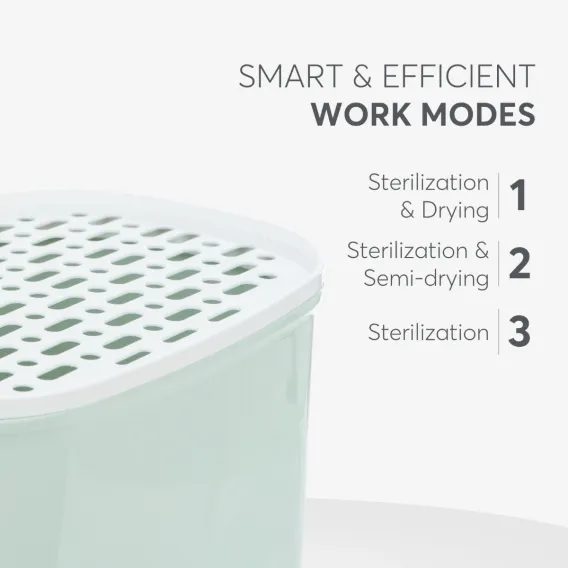 KikkaBoo Sterilizátor elektrický se sušením Cleo