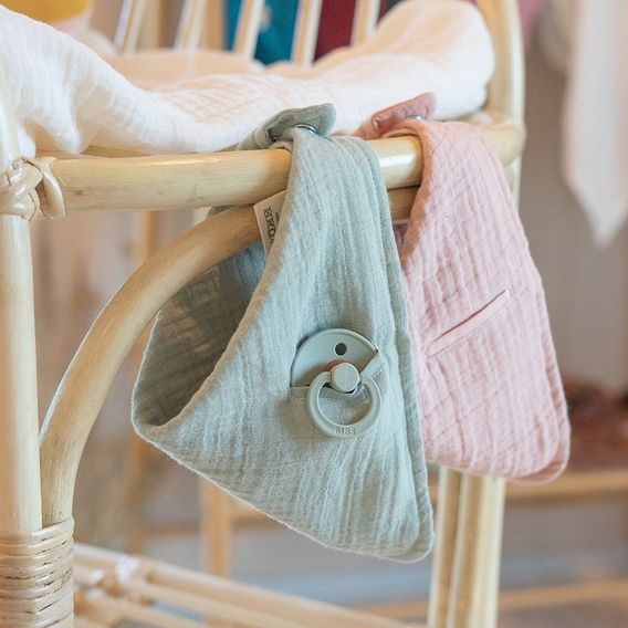 BIBS Bandana mušelínový slintáček BIO bavlna CARAMEL