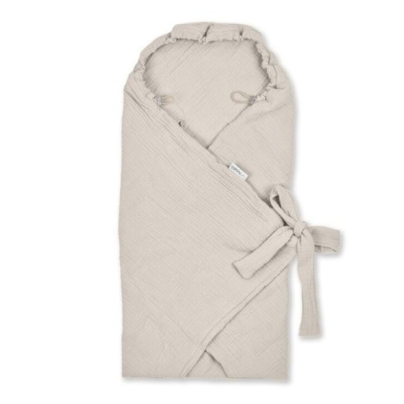 Albero Mio Mušelínová zavinovačka do autosedačky (CC2) BÉŽOVÁ