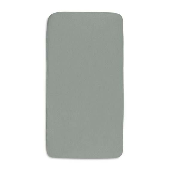 Jollein Prostěradlo napínací 2ks jersey 90x50 Sea Green/Ivory