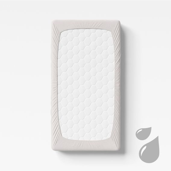 Eevi Nepromokavé prostěradlo Froté 120x60cm KRÉMOVÁ