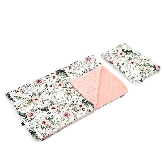 La Millou Souprava KID KIT Velvet-Cotton (110x140 + 60x40cm), WILD BLOSSOM - POWDER PINK