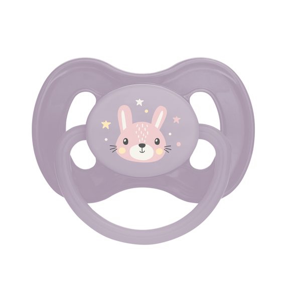 Canpol babies Dudlík kaučukový třešinka 6-18m Cute Animals FIALOVÝ