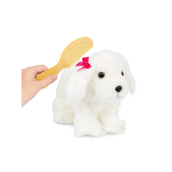 Pucci Pups Pejsek bílý v kabelce Pink Crown Glam Bag