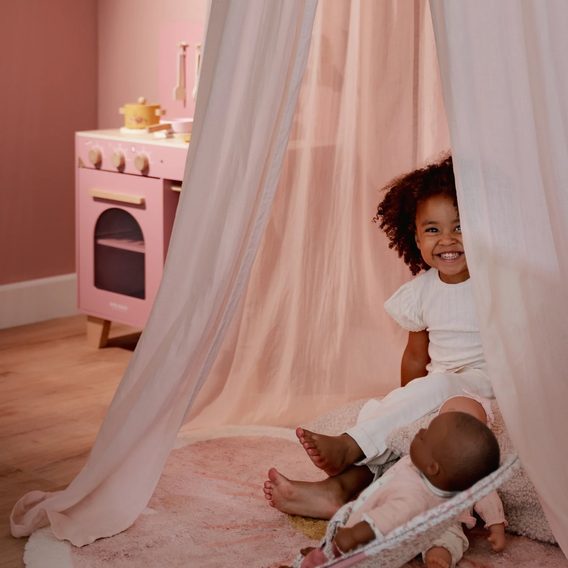 Little Dutch Baldachýn mušelín organic Pure BLOSSOM