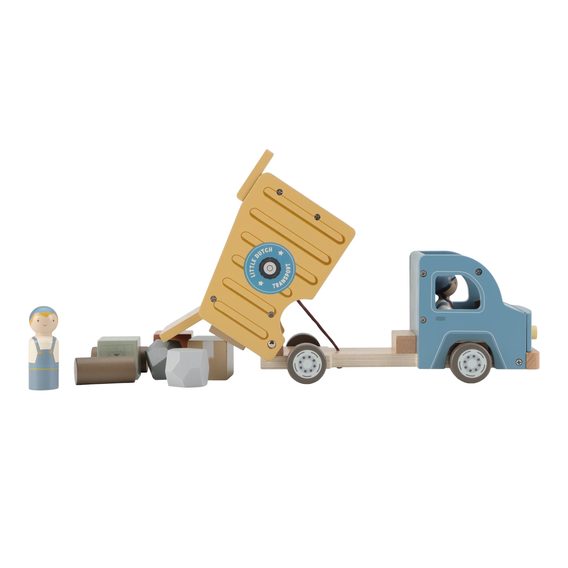 Little Dutch Náklaďák se sklápěčkou dřevěný