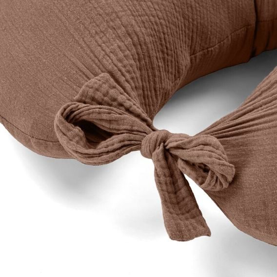 Albero Mio Mušelínový kojící polštář (CC8) ČOKOLÁDOVÁ