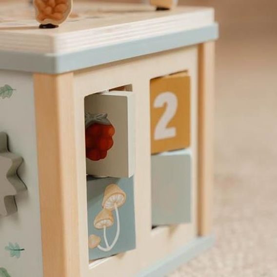 Little Dutch Kostka s aktivitami dřevěná Forest Friends