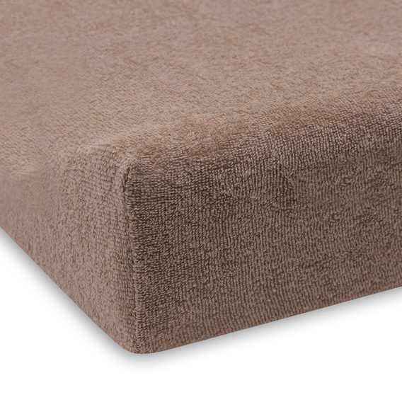 Jollein Potah na přebalovací podložku 2ks froté 50x70 Milky Coffee/Ivory