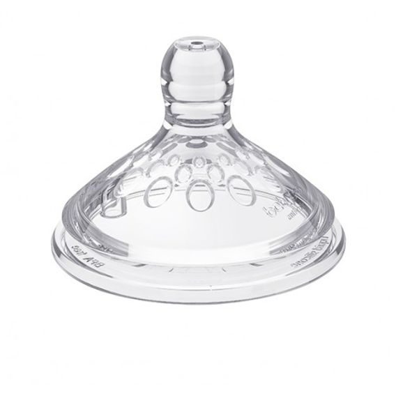 BabyOno Silikonová savička NATURAL NURSING 2ks - KAŠE 6m+