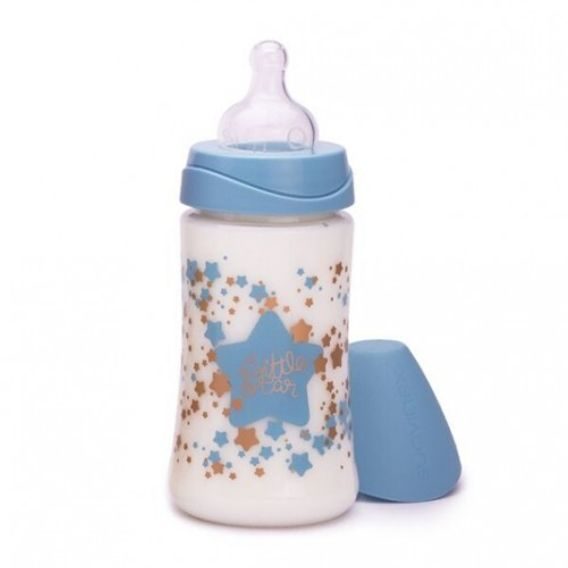 Suavinex Dárkový set HAUTE COUTURE GOLD MODRÝ