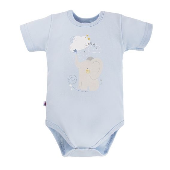 Eevi Body krátký rukáv Mellow MODRÉ