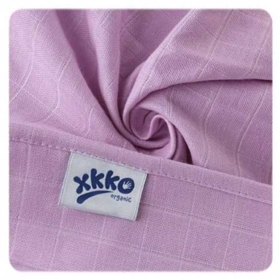 Kikko Osušky z biobavlny XKKO Organic 90x100cm Staré časy - Pastels for GIRLS (3ks)