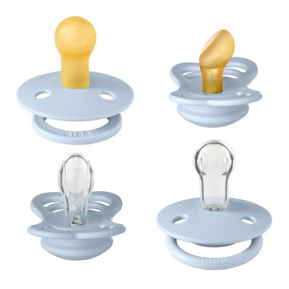 BIBS Set dudlíků Try It Collection BABY BLUE