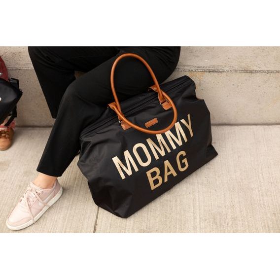 Childhome Přebalovací taška Mommy Bag Black Gold