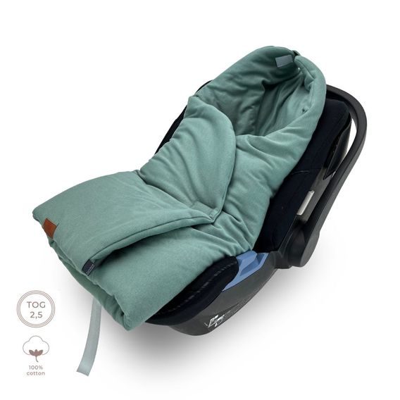 Makaszka Zavinovačka/deka do autosedačky Cotton SAGE