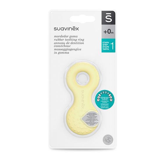 Suavinex Kousátko Step 1 (0m+) ŽLUTÁ