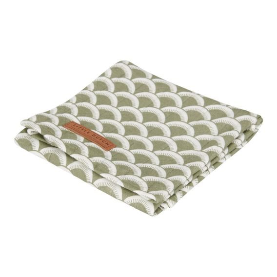 Little Dutch Osuška swaddle (120x120) - SUNRISE OLIVE