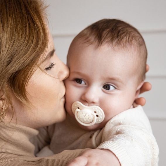 LOVI Dudlík 0-3m silikon dynamický Blossom 2ks GIRL