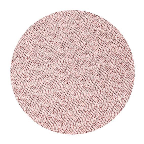 BabyOno Pletená dětská deka bambusová RŮŽOVÁ