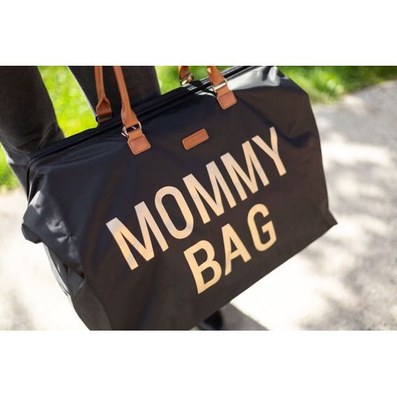 Childhome Přebalovací taška Mommy Bag Black Gold