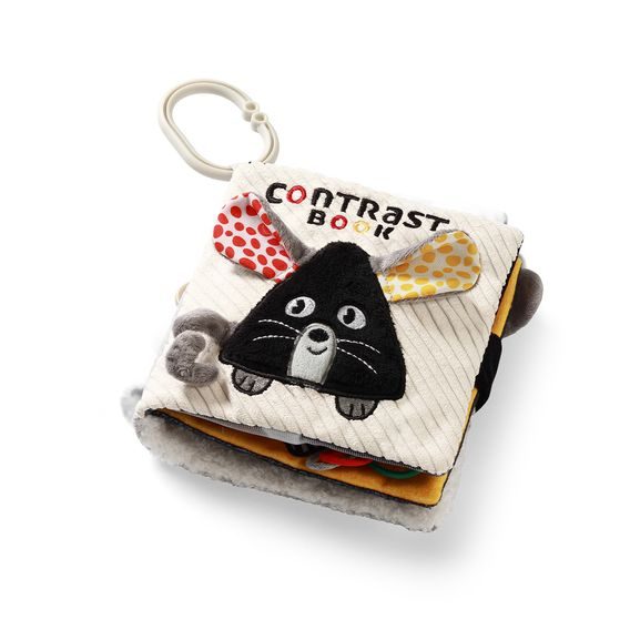 BabyOno Kontrastní senzorická knížka MYŠKA