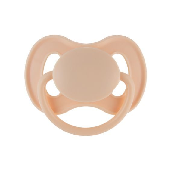 Canpol babies Dudlík kaučuk třešinka NUDE 6-18m KRÉMOVÝ