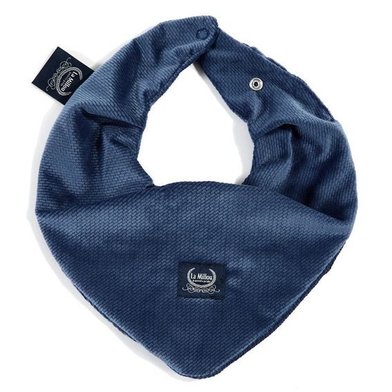 La Millou Multifunkční šátek Velvet - HARVARD BLUE