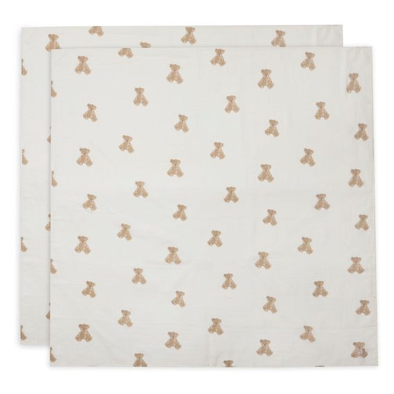 Jollein Osušky 2ks (115x115cm) TEDDY BEAR