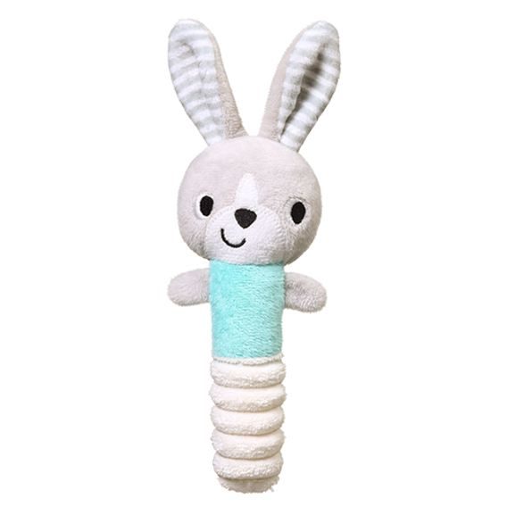 BabyOno Chrastítko s pískátkem Bunny Hey