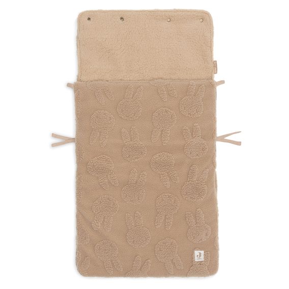 Jollein Fusak do autosedačky Miffy Jacqurd Teddy BISCUIT