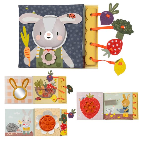 Taf Toys Knížka s aktivitami Garden My 1st Busy Book