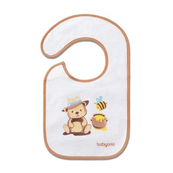 BabyOno Bryndák froté 6m+ BÉŽOVÝ