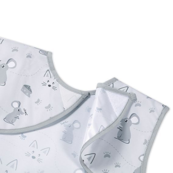 BabyOno Omyvatelný bryndák zástěrka 6m+ MYŠKA