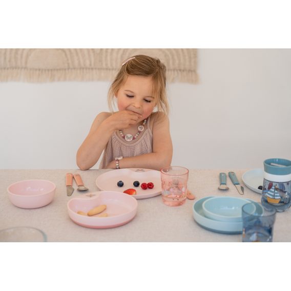 Little Dutch Dětský talíř Květiny a motýli