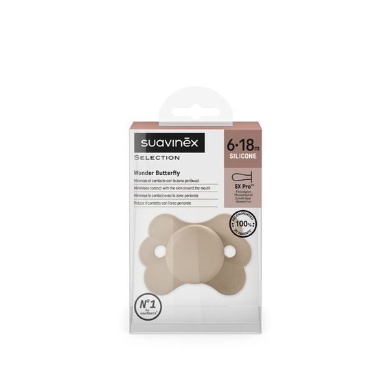 Suavinex Wonderland dudlík SX Pro fyziologický 6-18m KRÉMOVÁ