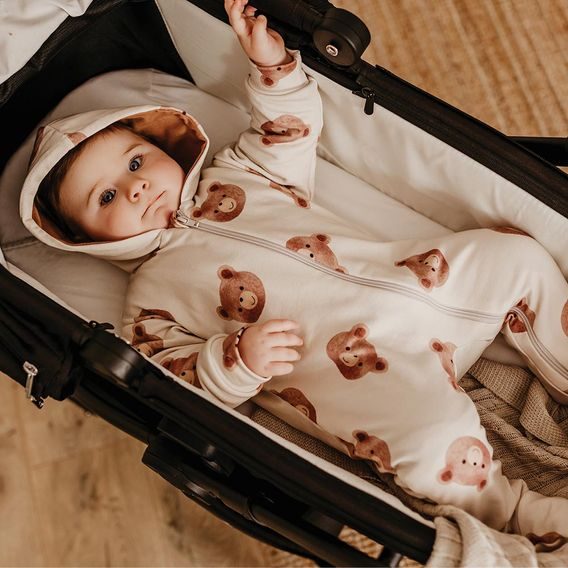 Eevi Kojenecká kombinéza overal Cars&Bears BÉŽOVÁ