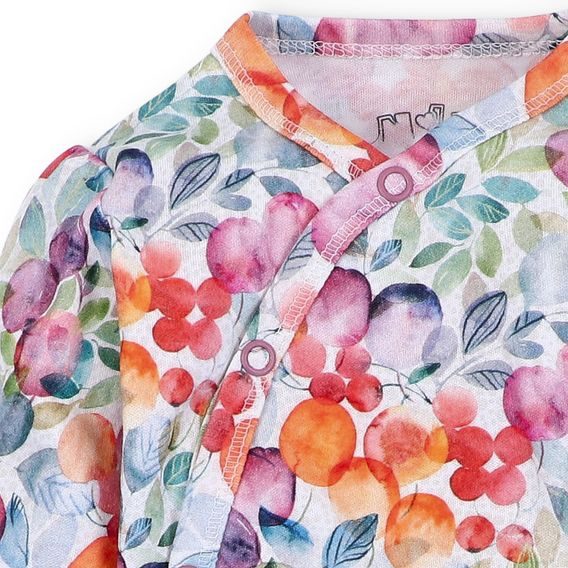 NINI Zavinovací body dlouhý rukáv Color Fruits VZOROVANÉ