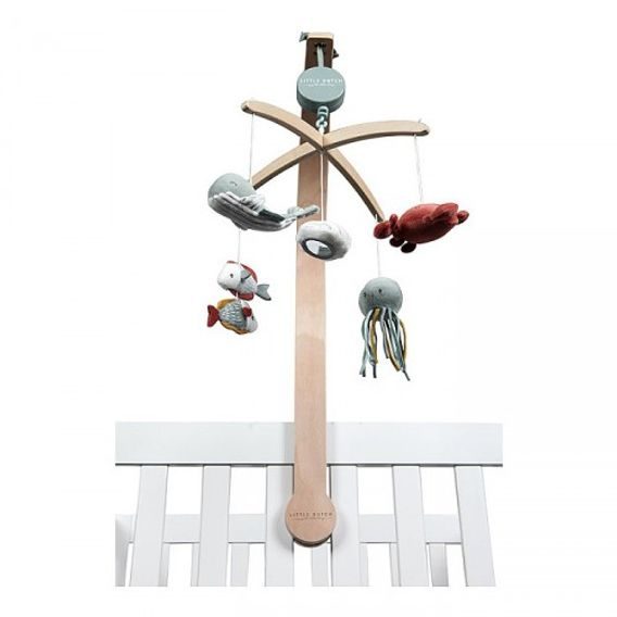 Little Dutch Dřevěný hudební kolotoč OCEAN MINT