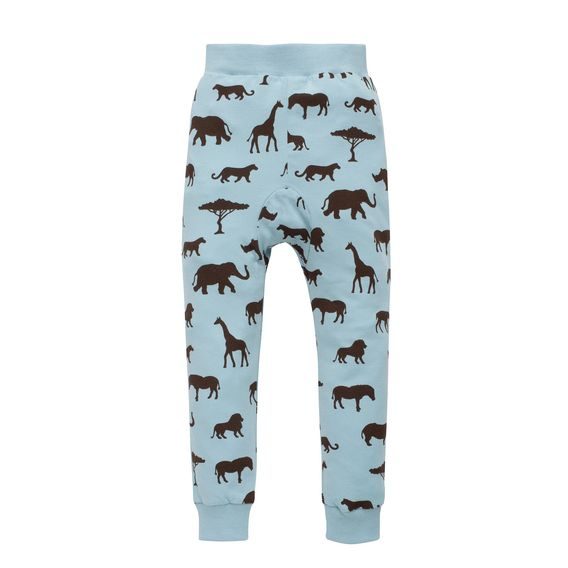 PINOKIO Tepláčky legíny Safari MODRÁ