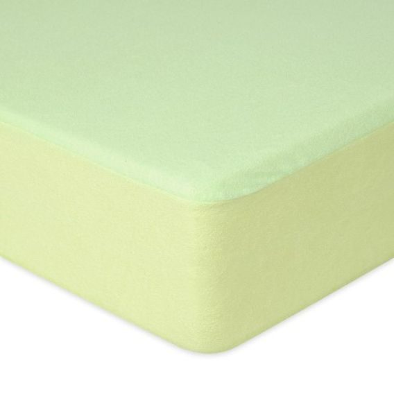 BabyMatex Nepromokavé froté prostěradlo 140x70cm ZELENÉ