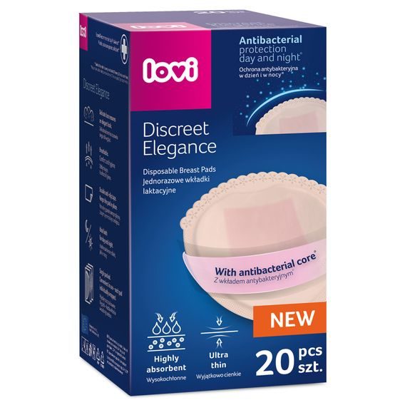 LOVI Vložky do podprsenky Discreet Elegance 20ks TĚLOVÉ